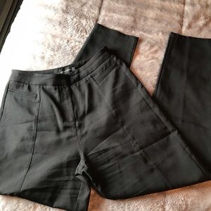 PrettyLittleThing Black Work Pants